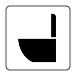 Sitting Style Toilet SVG Icon